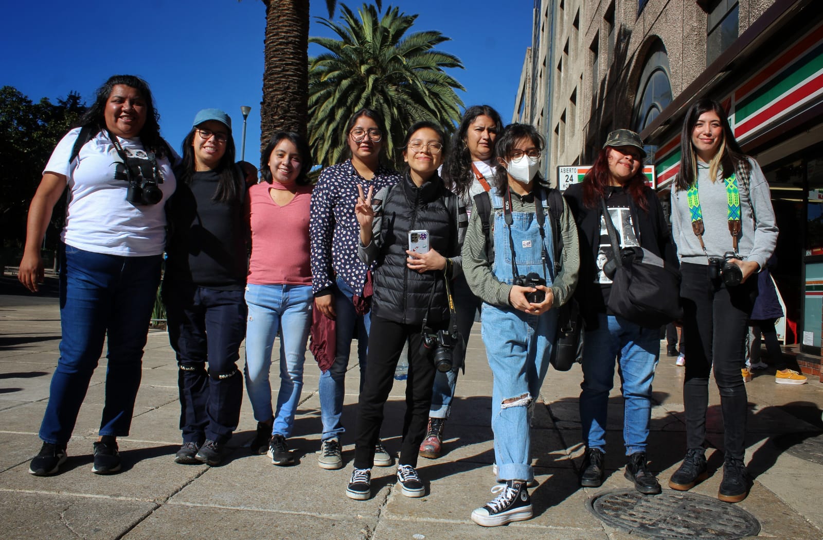 Primer Encuentro de Fotógrafas. Brenda Martínez. Centro Histórico. Ciudad de México. Diciembre 2022